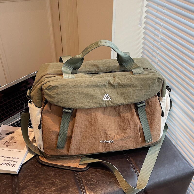 大容量短途手提行李包时尚旅游旅行包轻便防水收纳运动健身包背包