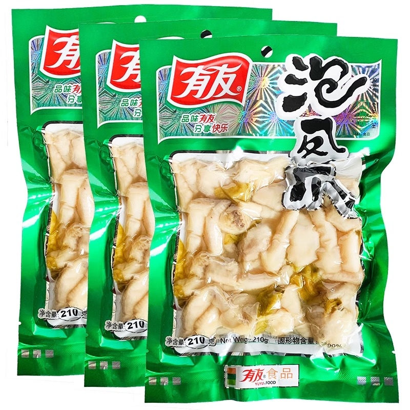 山椒凤爪210g172g136g105g80g泡凤爪泡椒鸡爪泡鸡