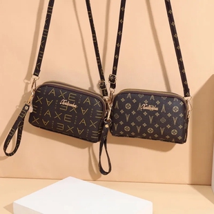 2026款老花包中老年妇女妈妈包手提单肩斜挎小包手机零钱包婆婆