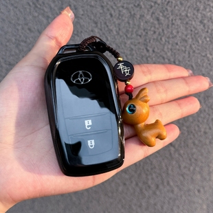 丰田锋兰达钥匙套卡罗拉锐放荣放威兰达BZ5透明壳3威飒凌放汉兰达