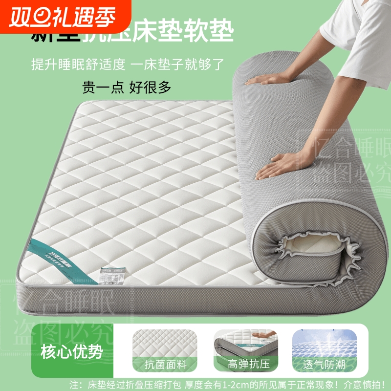 床垫软垫家用卧室单人租房专用榻榻米床垫薄垫褥子宿舍可折叠软垫
