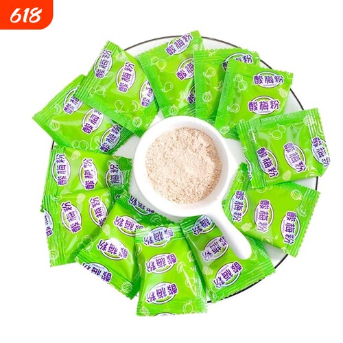 加果多酸梅粉辣椒盐陈皮粉沾水果商用小包话梅粉甘梅粉梅子粉调料