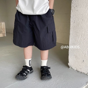 男童短裤儿童工装裤男孩夏款裤子夏季薄款男小童夏装五分裤中裤12