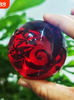 发光生日礼物哪吒创意女生水晶球小夜灯儿童节礼品灵珠现代底座