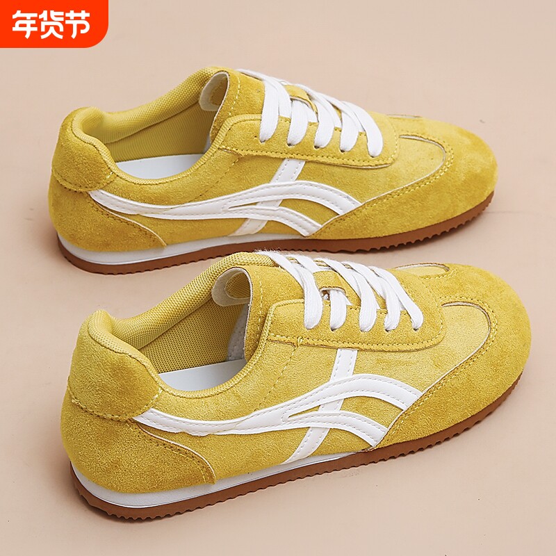 薄款运动鞋新款2025爆款夏季时尚气质平底鞋流行百搭休闲阿甘鞋潮