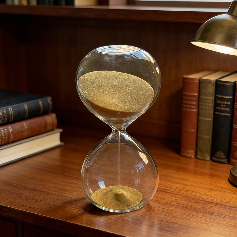 简约现代a家居装饰小摆件5/30分钟沙漏计时器办公桌面解压流沙瓶