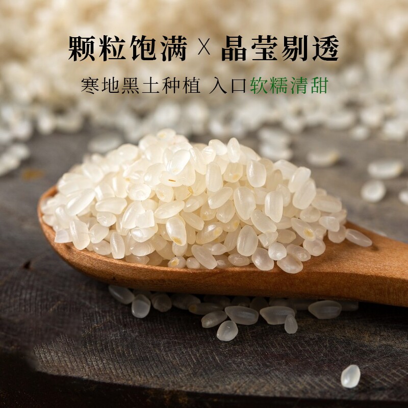 珍珠米10斤装圆粒大米5kg新米东北米非五常大米袋装现磨当季木兰