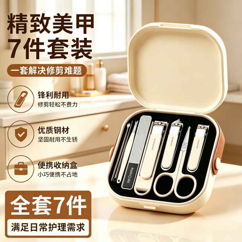 热销款防飞溅指甲刀套装坚固耐用