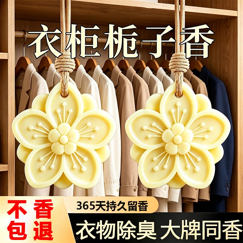 石膏香薰蜡片室内香味神器持久留香车载除味香氛高级衣柜卧室栀子图片