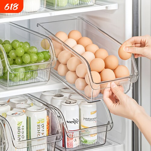 冰箱收纳盒食品级食物保鲜盒子厨房专用蔬菜水果冷冻滚动鸡蛋收纳