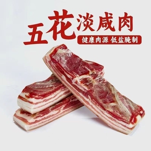 农家手工腌制土猪肉咸肉五花腊肉咸货传统腊味腌笃鲜风干烟熏瘦肉