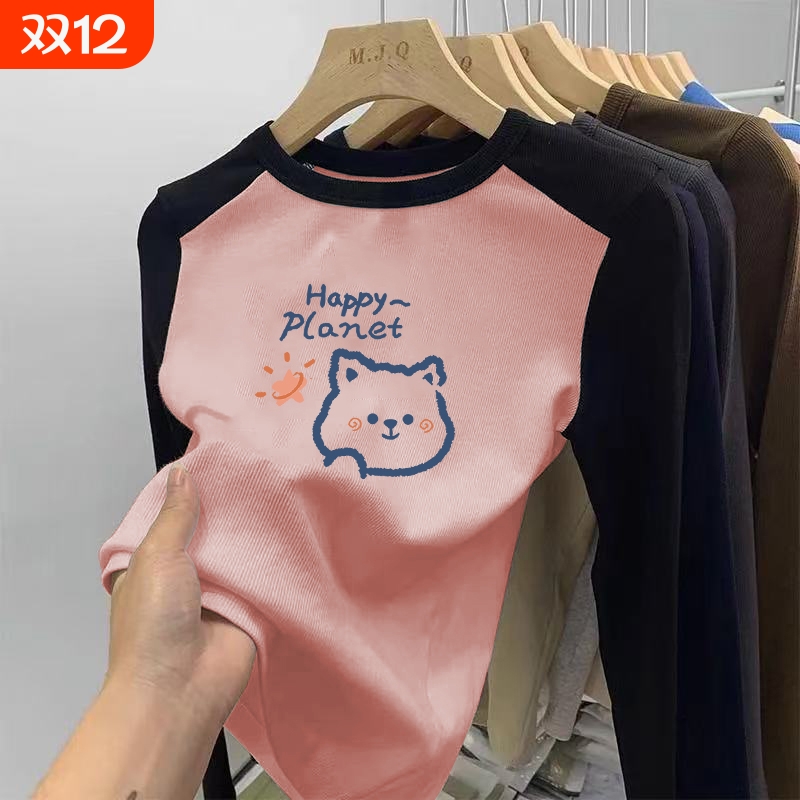 女童德绒打底衫春秋装巨好看长袖T恤秋冬内搭儿童衣服小女孩上衣