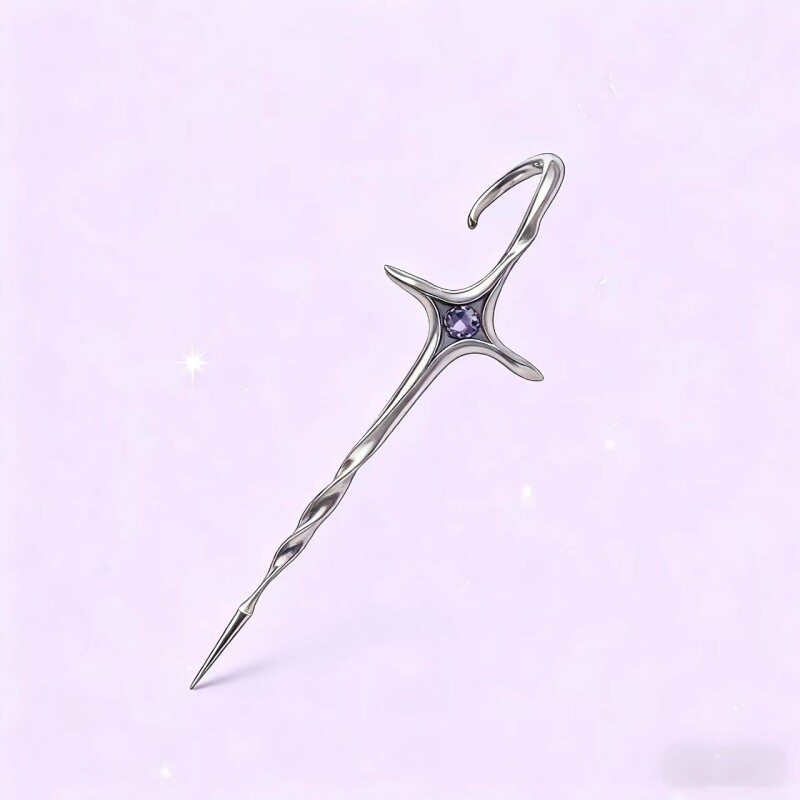 沈星回大剑形状耳饰「二周年盛典」恋与深空动漫周边cos耳骨钉