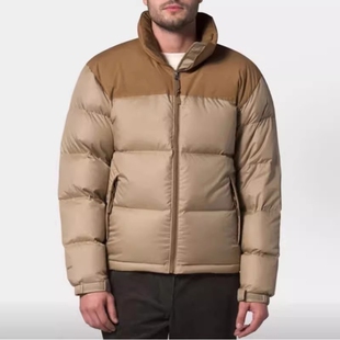 美版1996经典款羽绒服加厚外套三防拼色面包服男女同款保暖防风