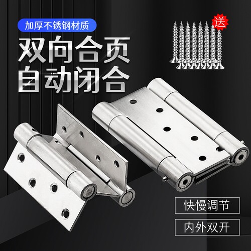 不锈钢自动回弹合页|千人加购