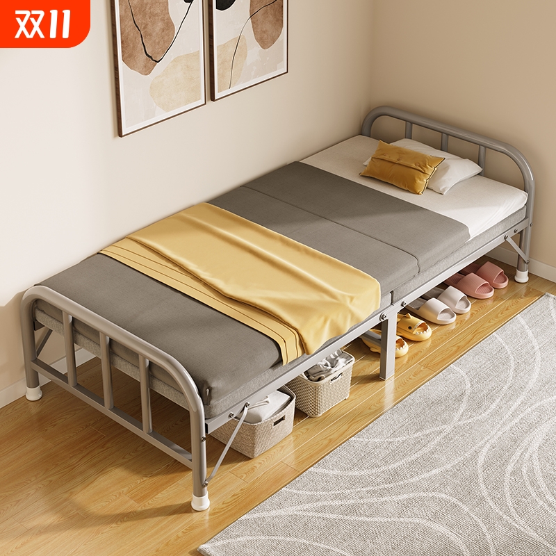 午休折叠床单人床行军硬板床铁床