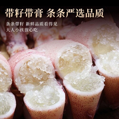 海兔子满籽墨鱼仔新鲜海兔鲜活带籽笔管鱼大乌贼籽乌鱿鱼海鲜水产