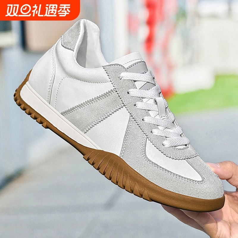 超火鞋百搭德训鞋厚底运动鞋休闲秋冬季情侣款男女同款轻便隐形