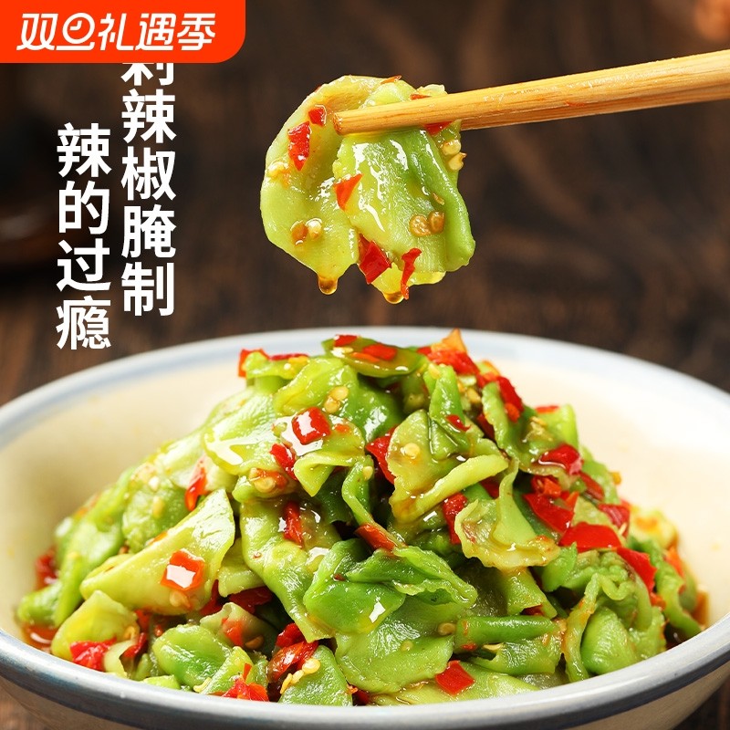 即食莴笋咸菜酱菜下饭菜湖南特产剁椒泡菜爽脆香辣榨菜拌饭开胃