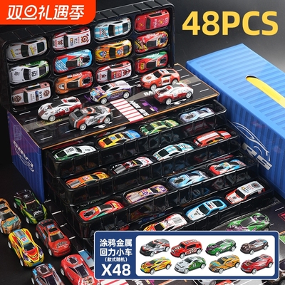 合金儿童玩具车套装小汽车回力