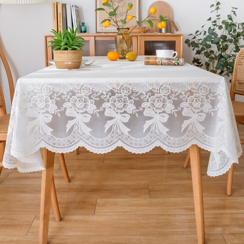 桌布防水防油免洗防烫长方形欧式餐桌布塑料台布轻奢高级感茶几布