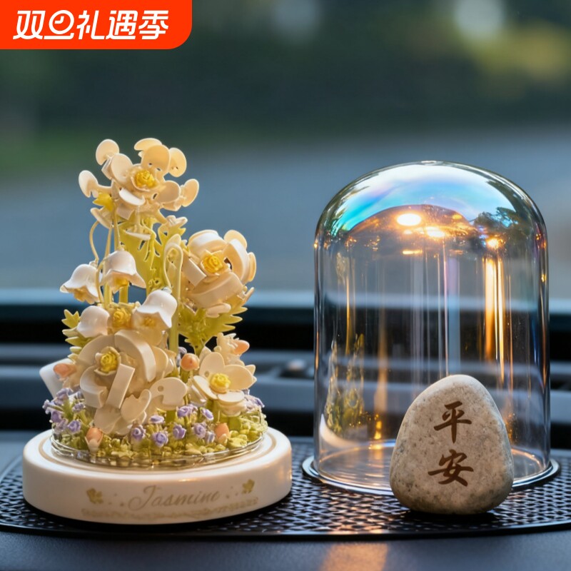 兼容乐高玫瑰永生花束积木盆栽手工diy拼装玩具送男女孩生日礼物