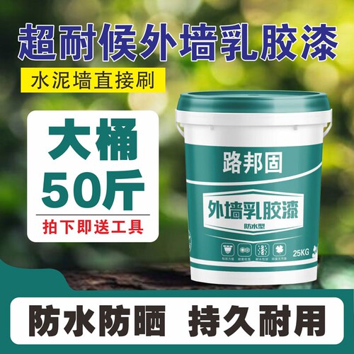 防水防晒室外墙家用乳胶漆墙自刷