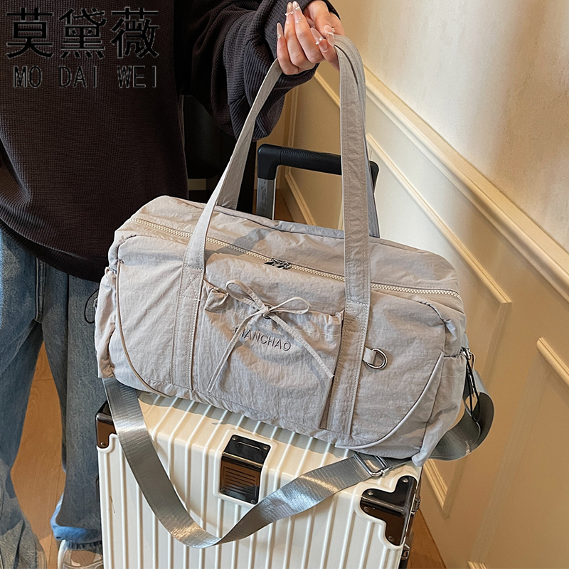 莫黛薇超轻防泼水收纳包女生瑜伽游泳运动健身包短途出差旅行包潮