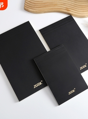 简约拍纸本A4B5A5网格本大学生考研高中横线空白草纸本可撕上翻本