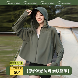 焦下冰丝防晒衣女款2026新款夏季防紫外线超薄款女士罩衫外套轻薄