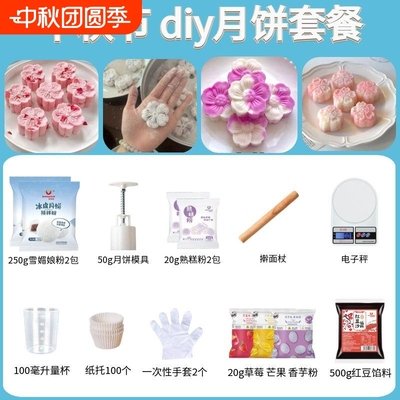 diy月饼套餐工具全套低糖