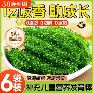 儿童海葡萄即食官方旗舰店海带海草裙带菜小孩吃的健康海味小零食