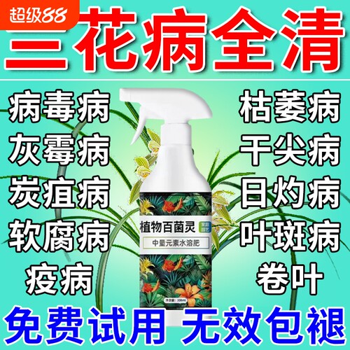 【一喷病全清】急救兰花杀菌药