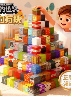 【正版全套】我的世界磁力方块