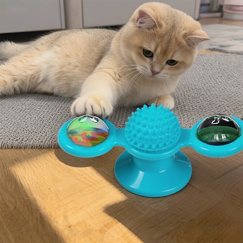 猫玩具风车猫薄荷自嗨解闷猫抓板