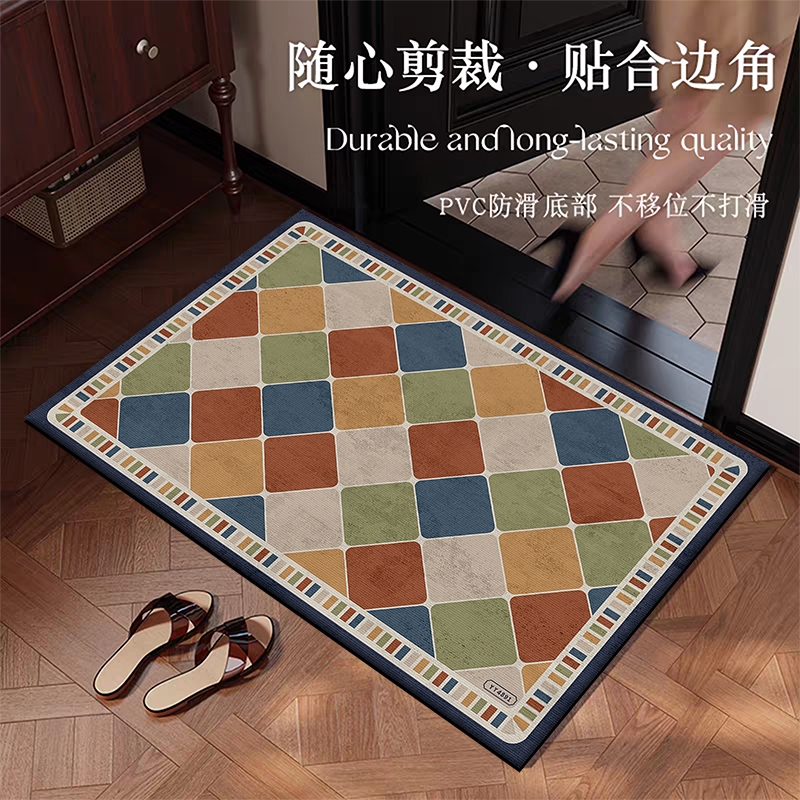 美式防滑吸水硅藻泥入户地垫
