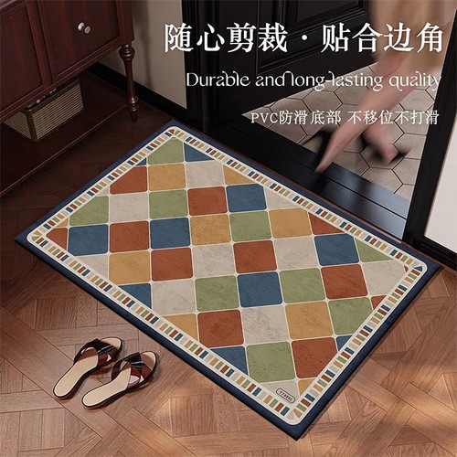 美式防滑吸水硅藻泥入户地垫