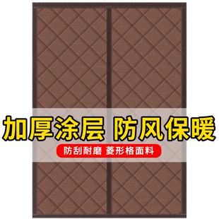 冬季 棉门帘挡风保暖防风加厚家用磁吸门帘空调防冷气隔断挂帘隔音