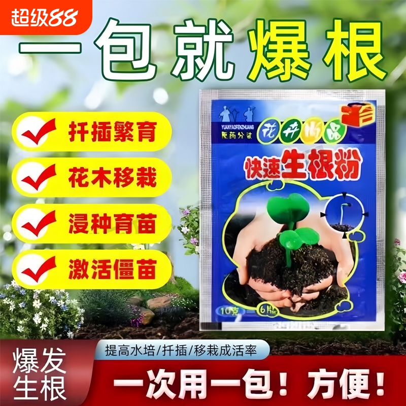快速生根粉绿植通用多肉植物状根