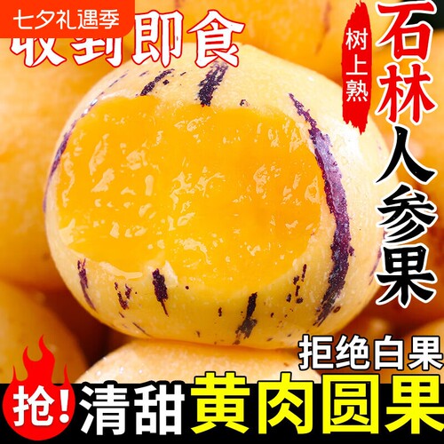 【自然树熟】云南石林人参果低糖圆果当季新鲜黄肉人生果应季水果