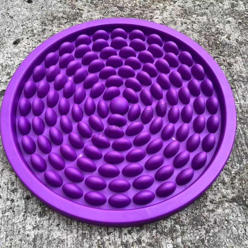 仿鹅卵石按摩垫足底圆形脚底穴位家用超痛款指压板健身器材雨花石