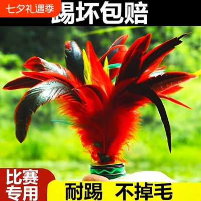 鸡毛毽子比赛幼儿园中老年大花