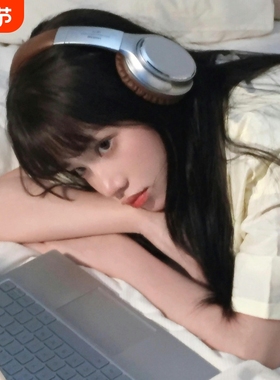 美式复古头戴式蓝牙耳机降噪无线有线游戏耳麦隔音大电量拍照道具