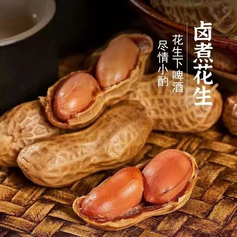 花生五香水煮卤煮多味花生米带壳真空包装开袋即食下酒菜零食小吃