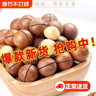 大颗粒奶香夏威夷果坚果2026年新货整箱散装干果营养健康休闲零食