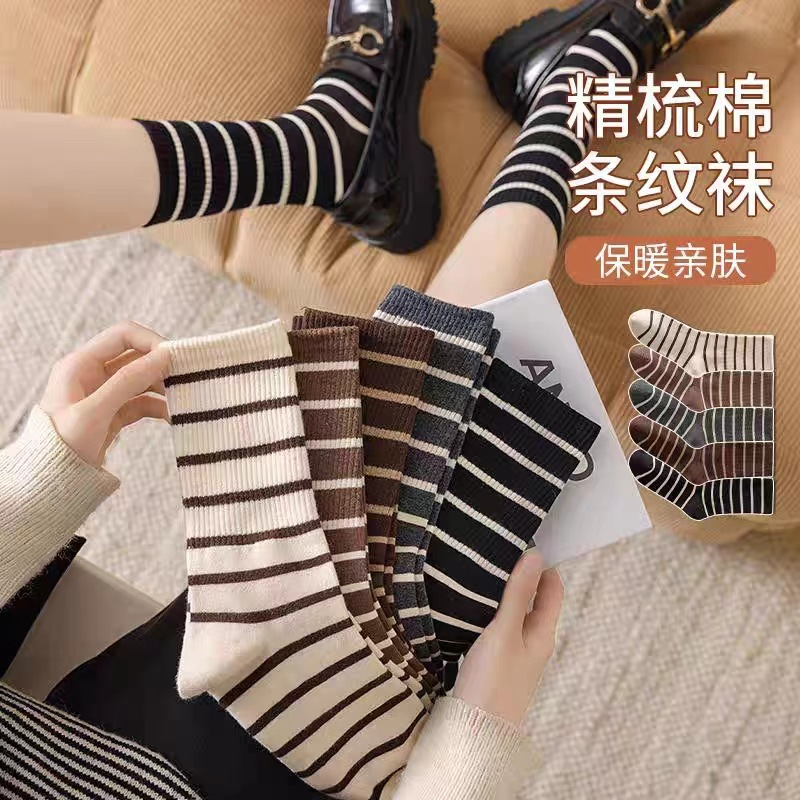 纯棉春秋中筒袜|411人收藏