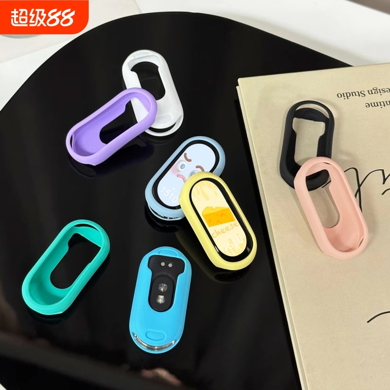 适用小米手环8/9/10表带硅胶保护套小米9陶瓷版智能运动液态透气可拆卸软壳小米八代NFC彩色手环保护壳配件