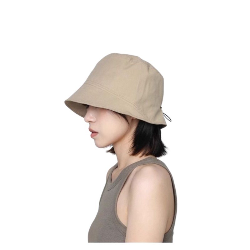 2025大头围折叠渔夫帽春夏女新款高级感水桶帽防晒遮阳盆帽薄款