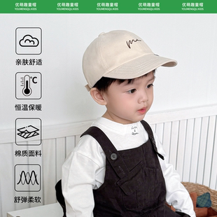儿童鸭舌帽2025年新款 遮阳帽 秋冬男宝防风太阳帽女宝宝棒球帽秋款