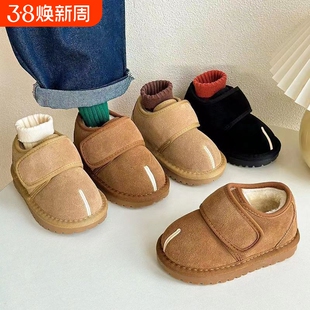 回力童鞋宝宝棉鞋儿童加绒鞋男女小童冬季棉鞋雪地靴二棉鞋勃肯鞋